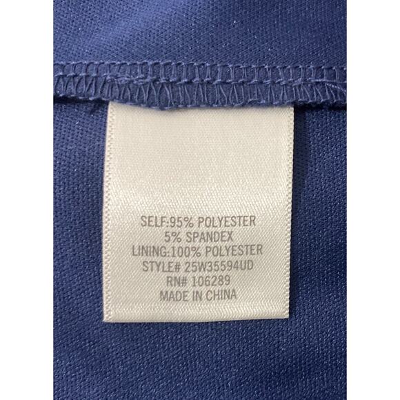 NWT Francesca's Mi Ami Navy Blue Mini Dress Size M Laser Cut Skirt Feminine - Picture 8 of 9